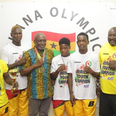 GOC President congratulates Black Rockets, charges them to fight for Youth Olympics qualification